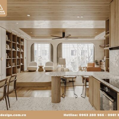 Nội thất chung cư Mỹ Đà 110m2, Linh Đàm