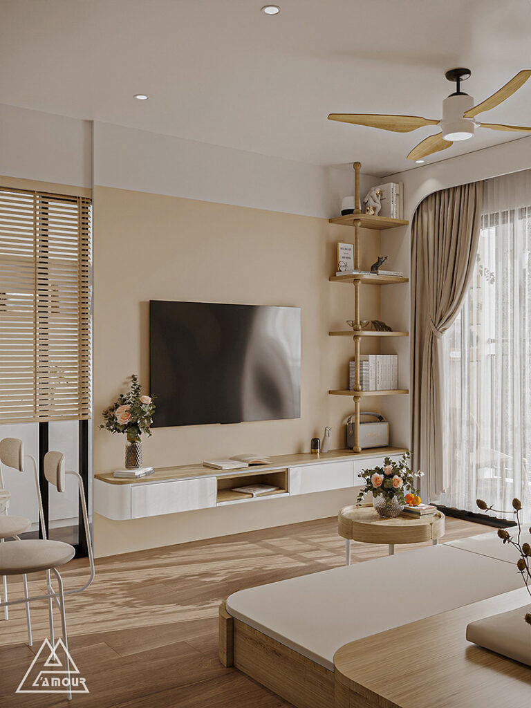 Thiết kế nội thất chung cư s1 Sky Oasis Ecopark đẹp