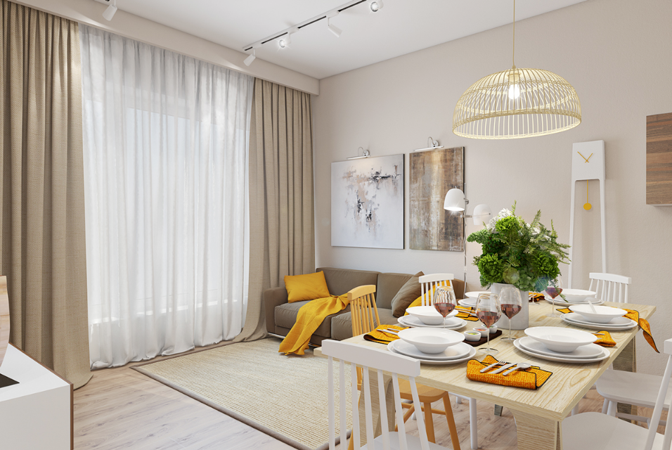 Những tone màu đẹp nhất dành cho thiết kế nội thất chung cư hiện đại