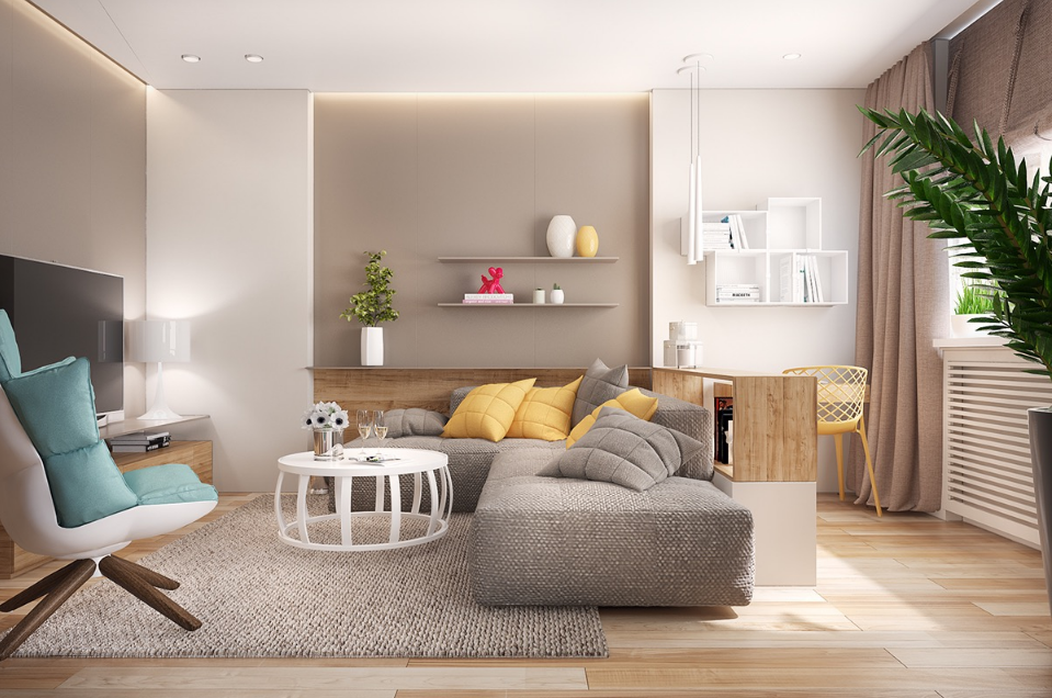 Những tone màu đẹp nhất dành cho thiết kế nội thất chung cư hiện đại