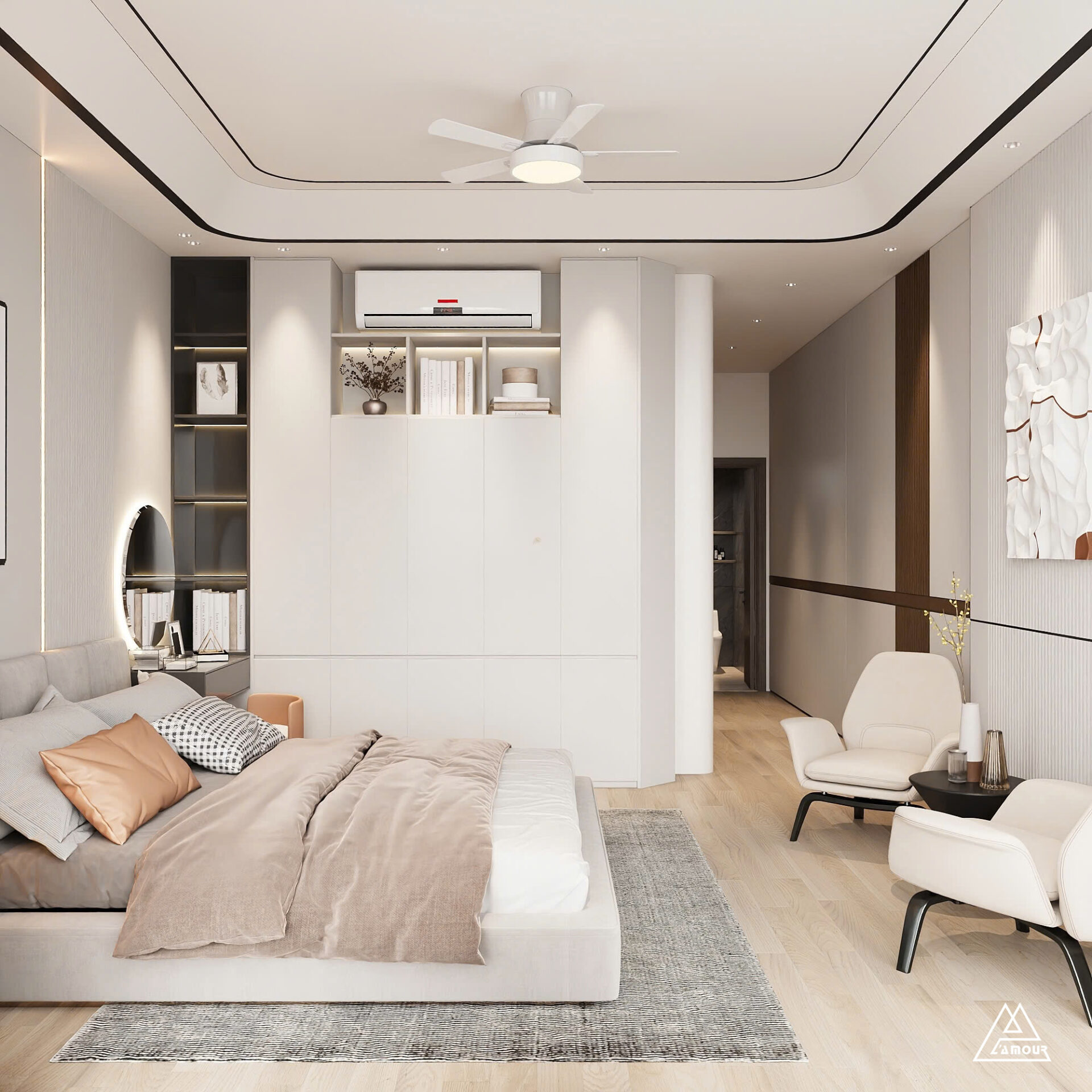 NỘI THẤT NHÀ PHỐ TỐI GIẢN HIỆN ĐẠI 2