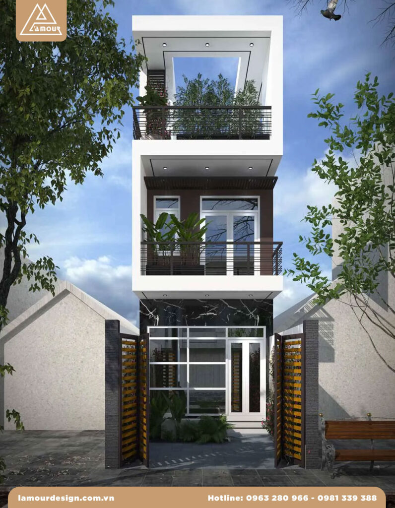 Mặt tiền nhà phố 4m 2 - 3 - 4 tầng đẹp