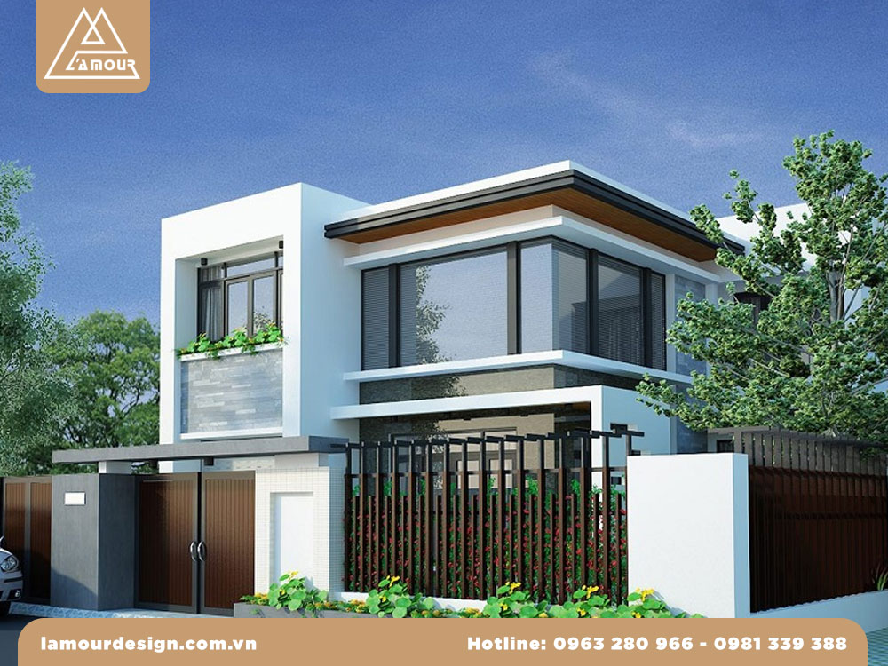 Mặt tiền nhà phố 8m 2 tầng
