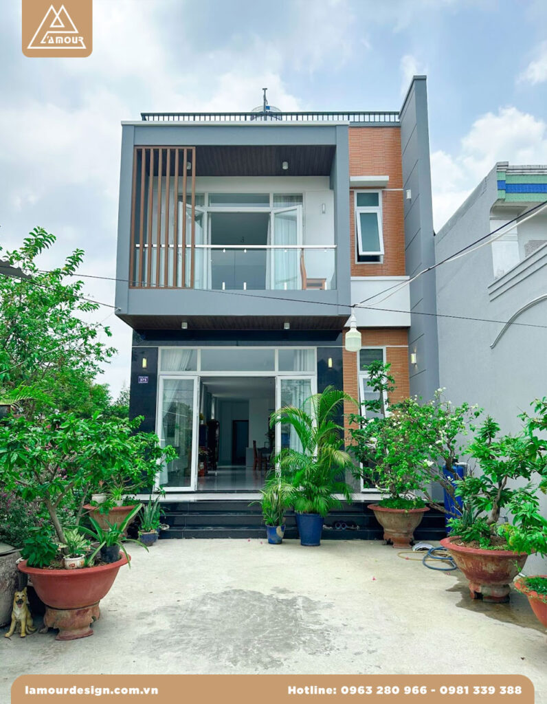 Mặt tiền nhà phố ngang 7m 2 tầng