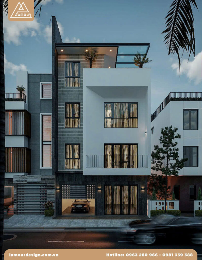 Mẫu sơn mặt tiền nhà phố đẹp