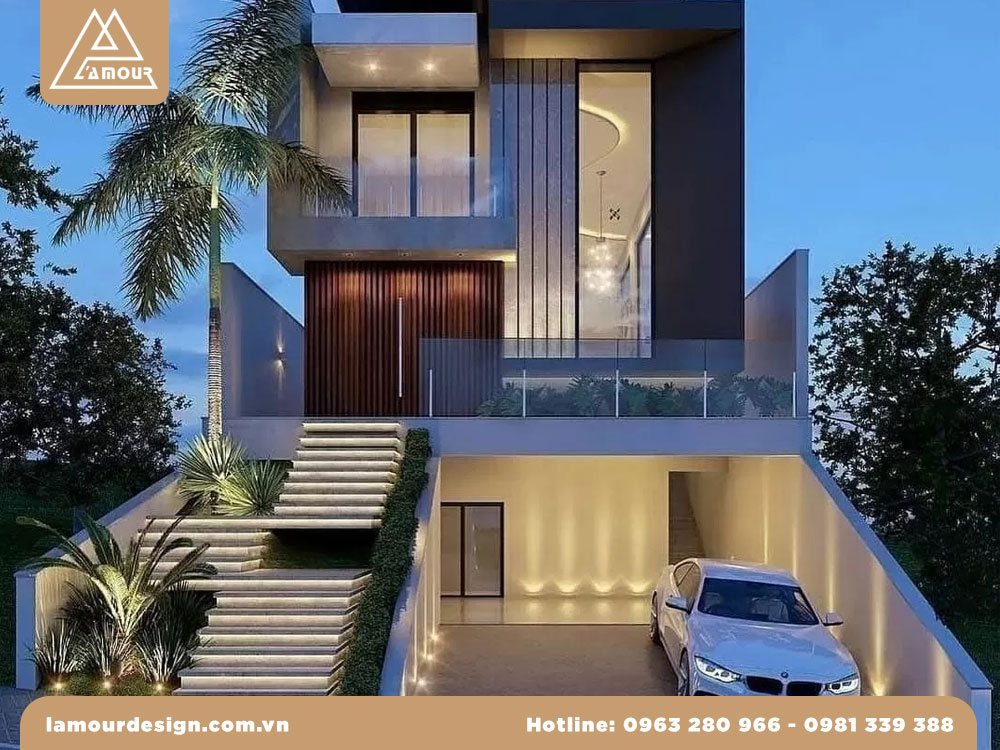 Nhà phố mặt tiền 6m có gara