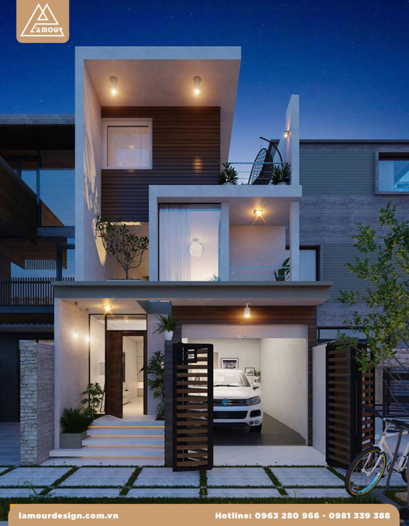 Nhà phố mặt tiền 6m có gara