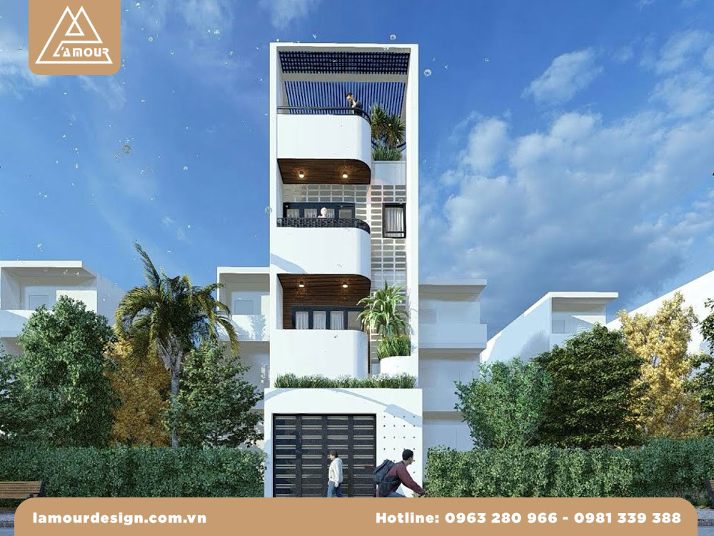 Thiết kế nhà phố 5x19m