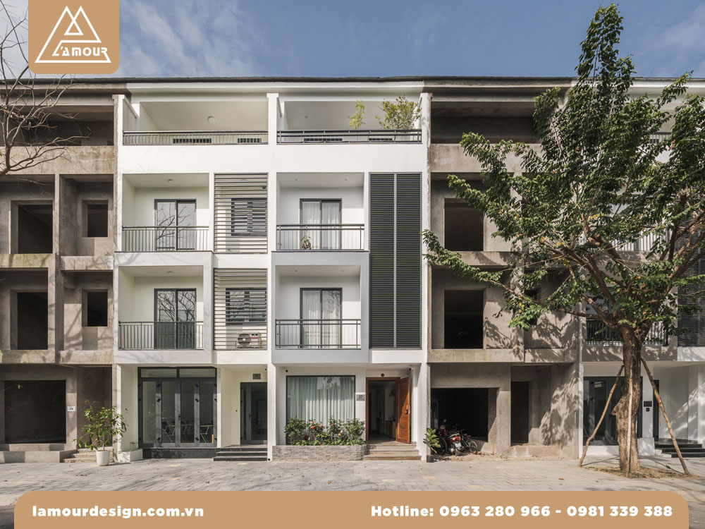 Hình ảnh nhà phố liền kề không gian đẹp