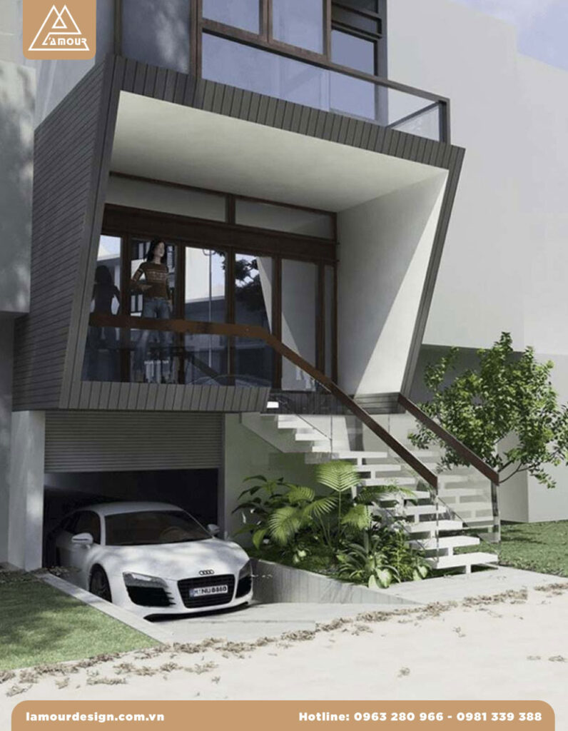 Nhà phố 4m có tầng hầm