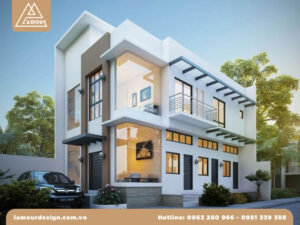 Nhà phố lệch tầng 4x15m