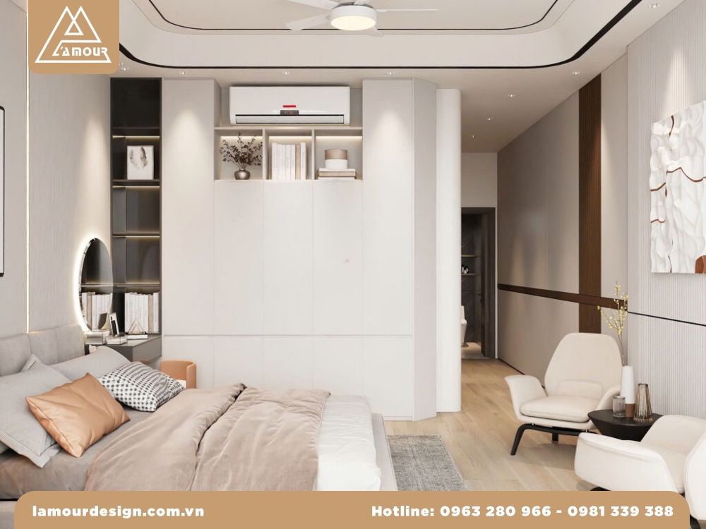 Mẫu thiết kế căn hộ chung cư 1 phòng ngủ đẹp