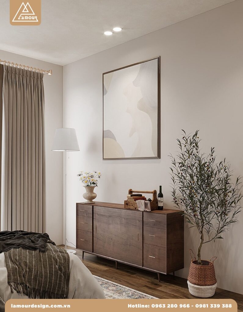 Mẫu thiết kế căn hộ chung cư 2 phòng ngủ đẹp