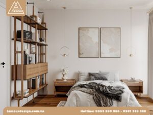 Mẫu thiết kế căn hộ chung cư 2 phòng ngủ đẹp