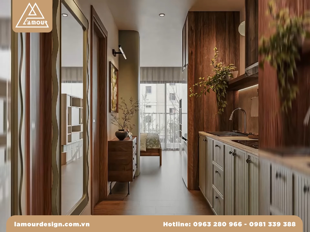 Mẫu thiết kế căn hộ studio đẹp