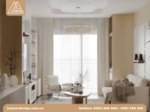 Thiết kế căn hộ mini 15m2 đẹp