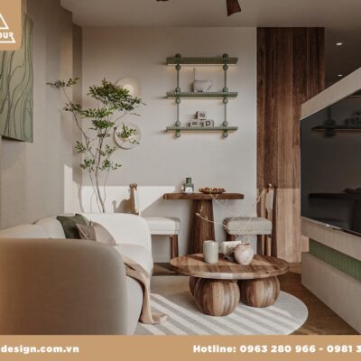 THIẾT KẾ NỘI THẤT CĂN HỘ STUDIO PARK 2 OCEAN PARK
