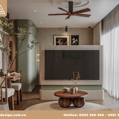 THIẾT KẾ NỘI THẤT CĂN HỘ STUDIO PARK 2 OCEAN PARK