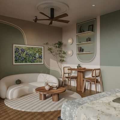 THIẾT KẾ NỘI THẤT CĂN HỘ STUDIO PAVILION OCEAN PARK