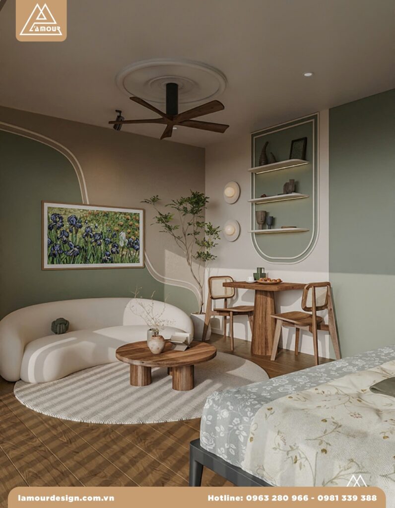 THIẾT KẾ NỘI THẤT CĂN HỘ STUDIO PAVILION OCEAN PARK