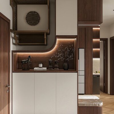 THIẾT KẾ NỘI THẤT CHUNG CƯ G2 VINHOMES GREEN BAY