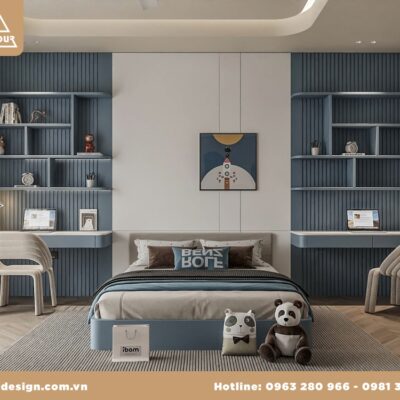 THIẾT KẾ NỘI THẤT PHÒNG NGỦ NHÀ PHỐ