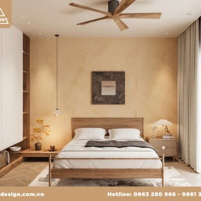 THIẾT KẾ NỘI THẤT PHÒNG NGỦ NHÀ PHỐ