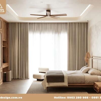 THIẾT KẾ NỘI THẤT PHÒNG NGỦ NHÀ PHỐ