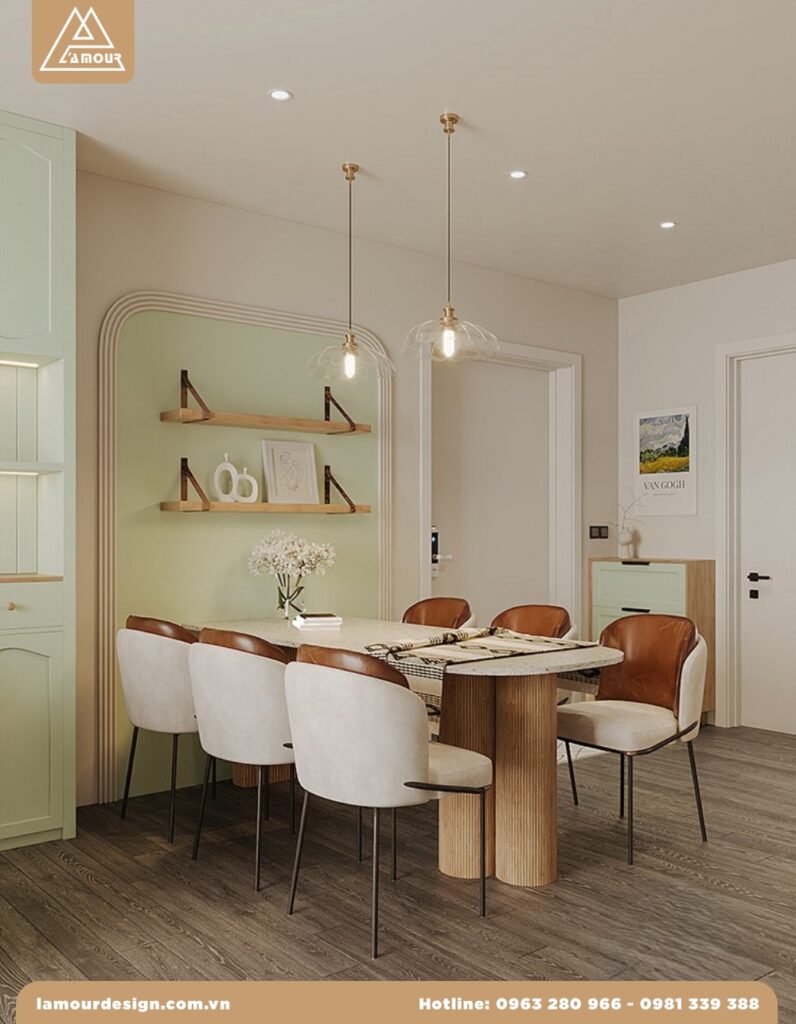 Bố trí căn hộ chung cư 70m2