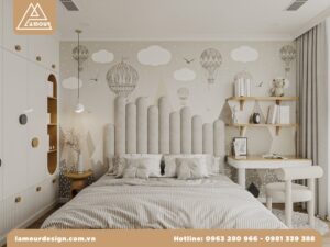 Bố trí căn hộ chung cư 60m2