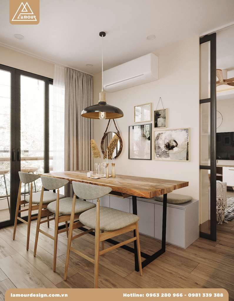 Cách bố trí nhà chung cư 50m2