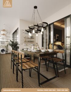 Cách bố trí nhà chung cư 60m2