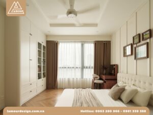 Giá thiết kế nội thất chung cư 80m2 3 phòng ngủ