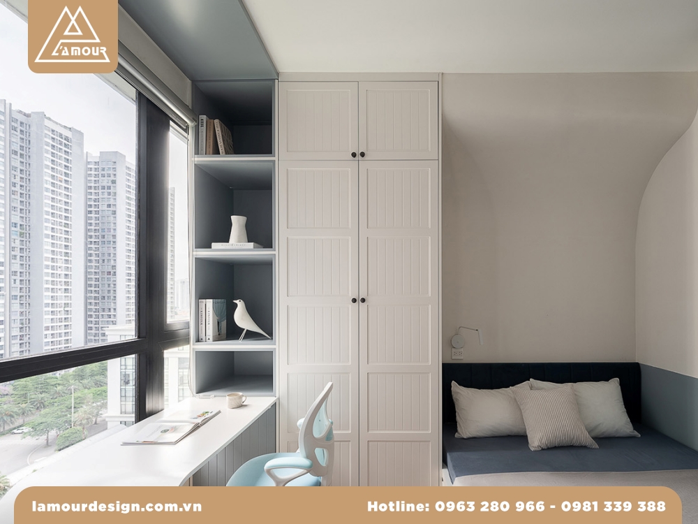 Giá thiết kế nội thất chung cư 80m2 3 phòng ngủ