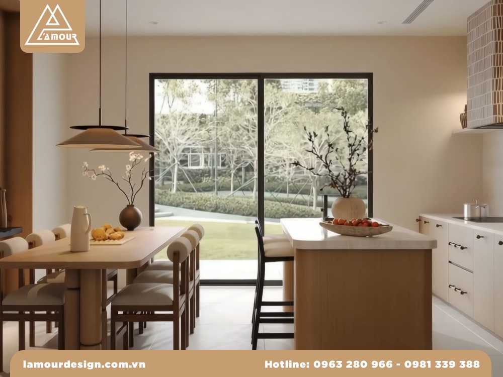 Mẫu thiết kế căn hộ chung cư 50m2 2 phòng ngủ