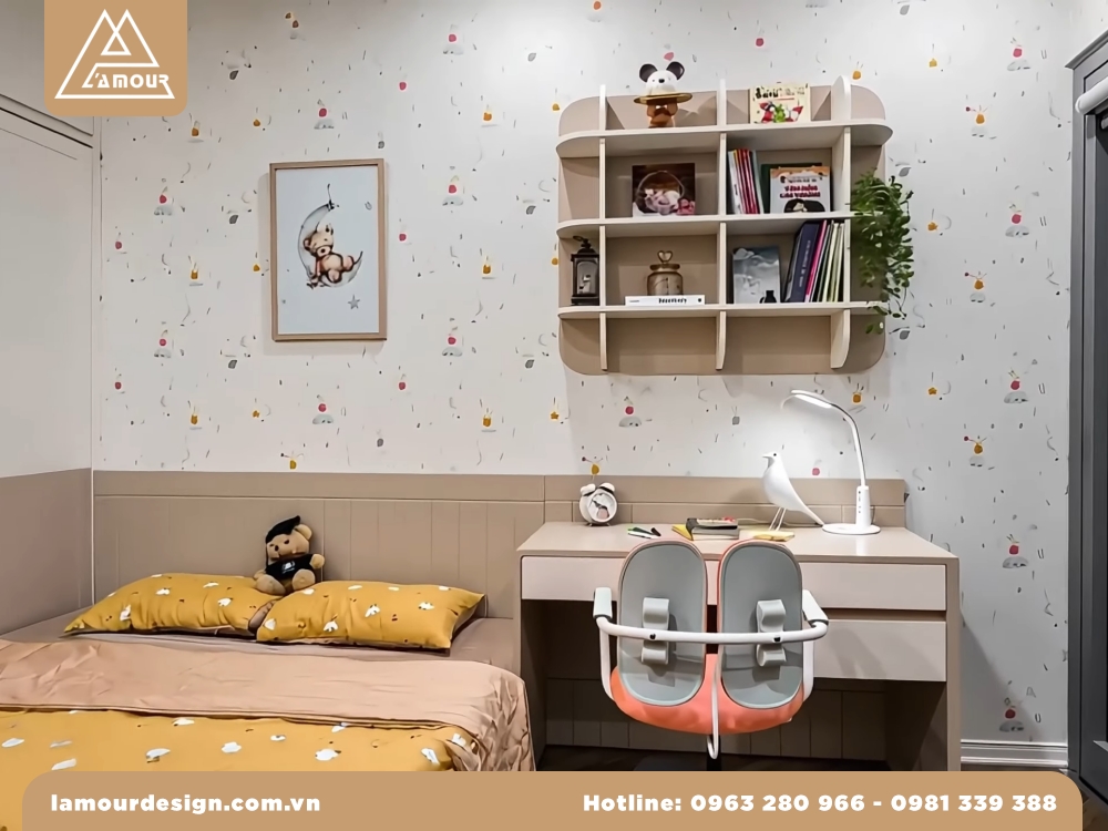Thiết kế chung cư mini 40m2 2 phòng ngủ