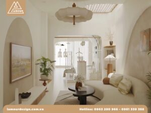 Thiết kế nội thất căn hộ chung cư 120m2 3 phòng ngủ