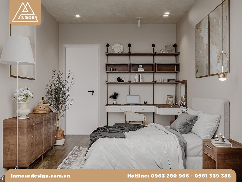 Thiết kế nội thất chung cư 72m2 đẹp