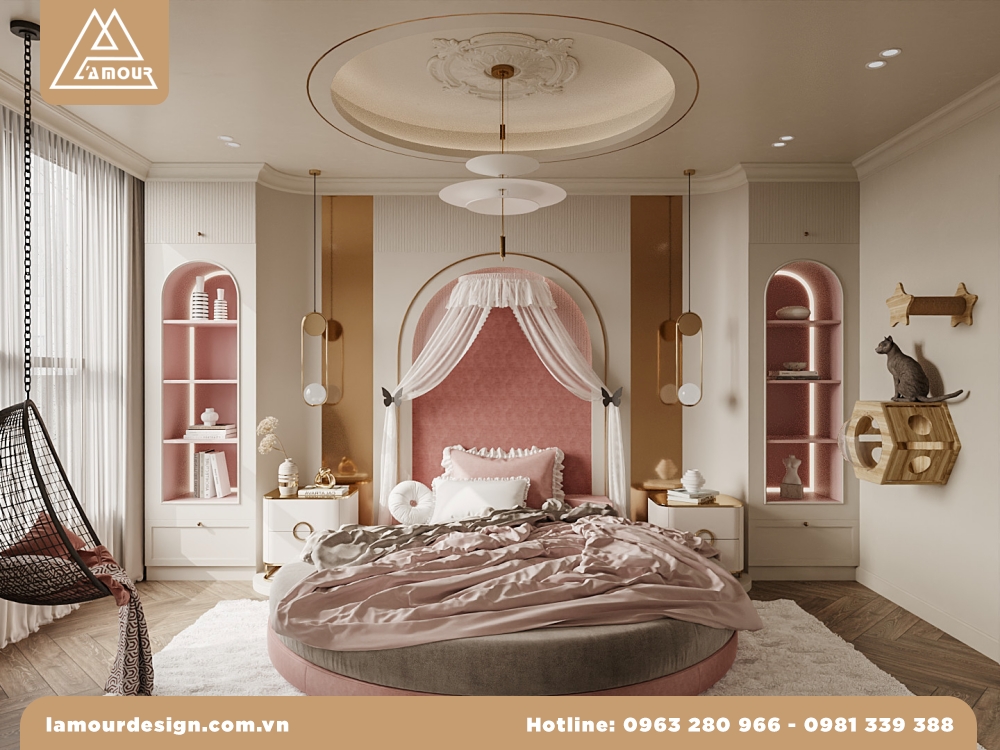 Thiết kế nội thất chung cư 90m2 3 phòng ngủ