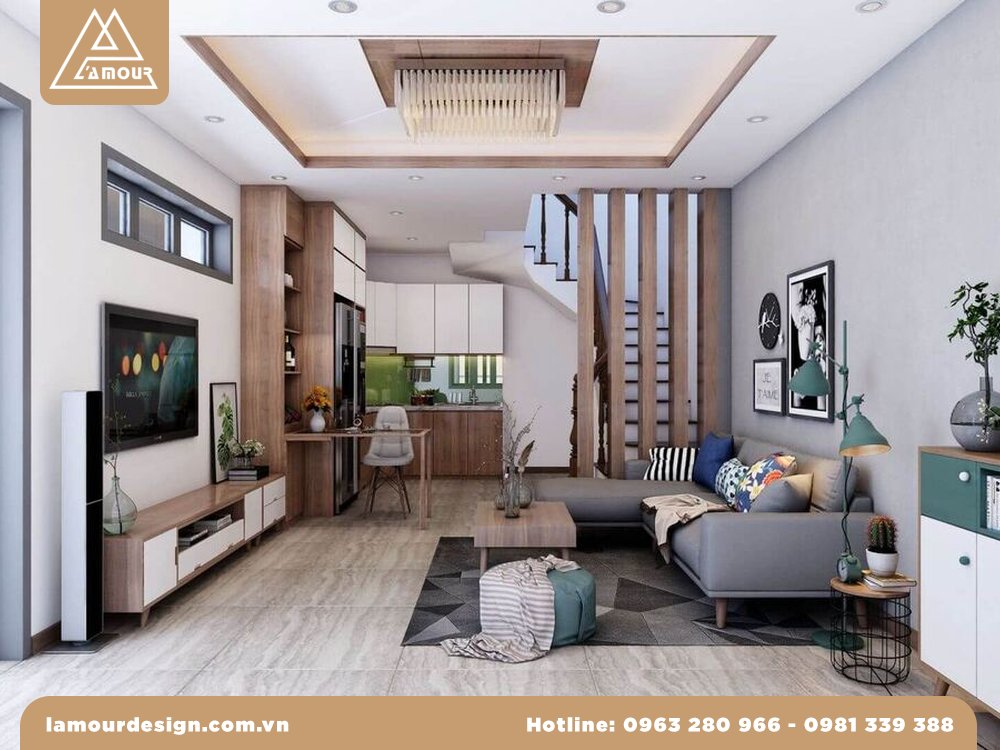 Các mẫu phòng khách nhà ống đẹp