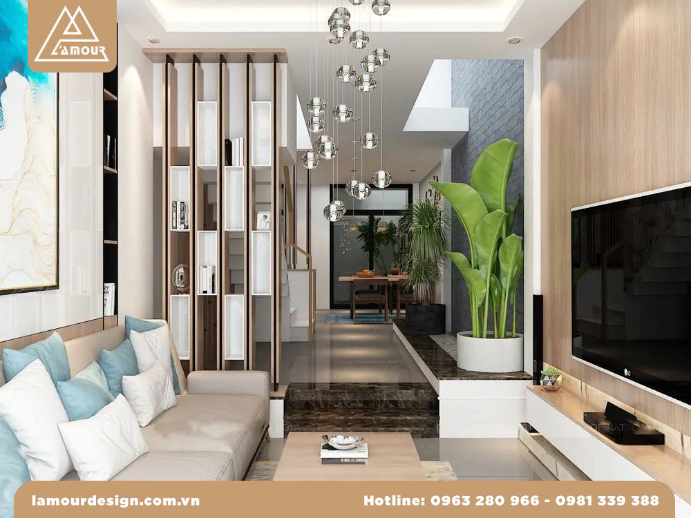 Các mẫu phòng khách nhà ống đẹp