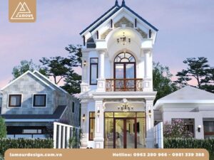 Mẫu nhà ống 2 tầng mái thái 5x20m
