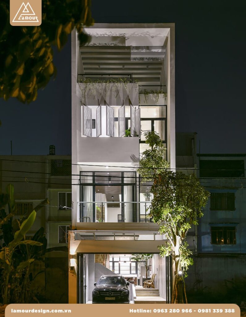 Mẫu nhà ống 2 tầng mặt tiền 4.5m