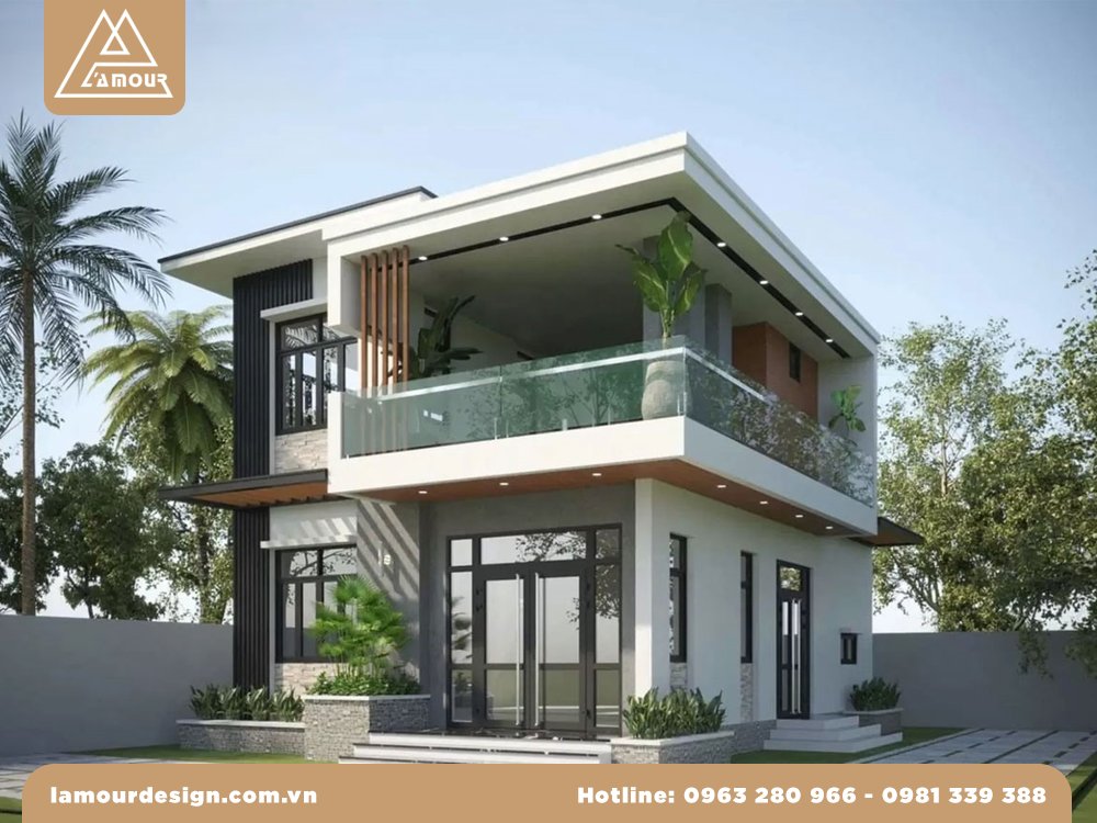 Mẫu nhà ống 2 tầng đẹp giá 600 triệu