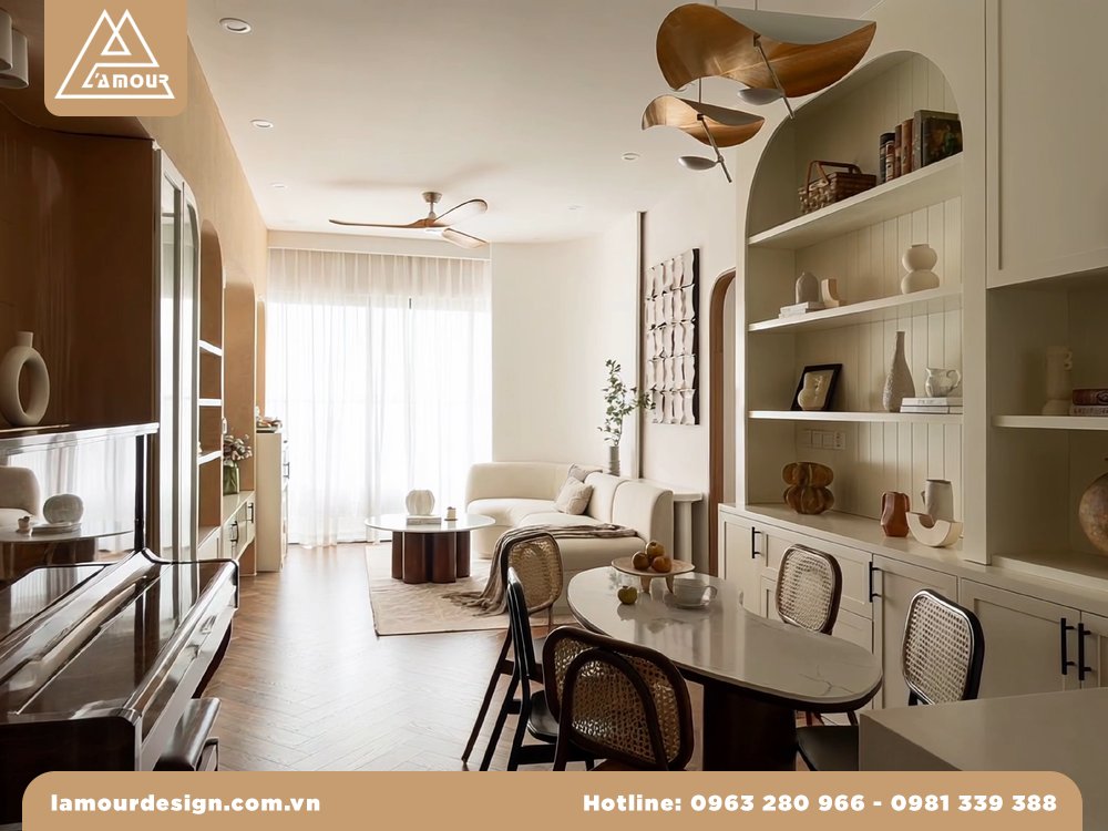 Mẫu nhà ống gác lửng 3 phòng ngủ