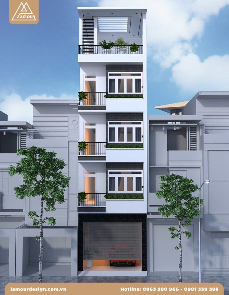 Mẫu nhà ống mặt tiền 3m cực đẹp