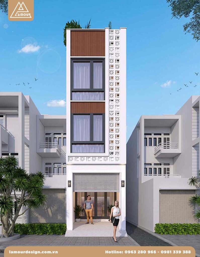 Mẫu nhà ống mặt tiền 3m cực đẹp