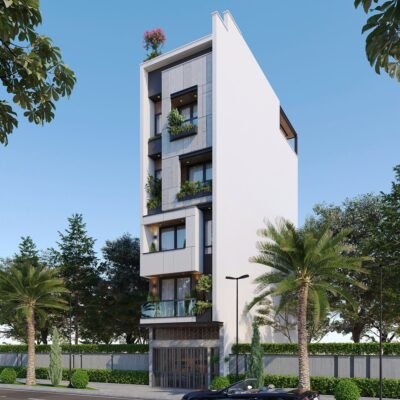 Thiết kế kiến trúc nhà phố DP House