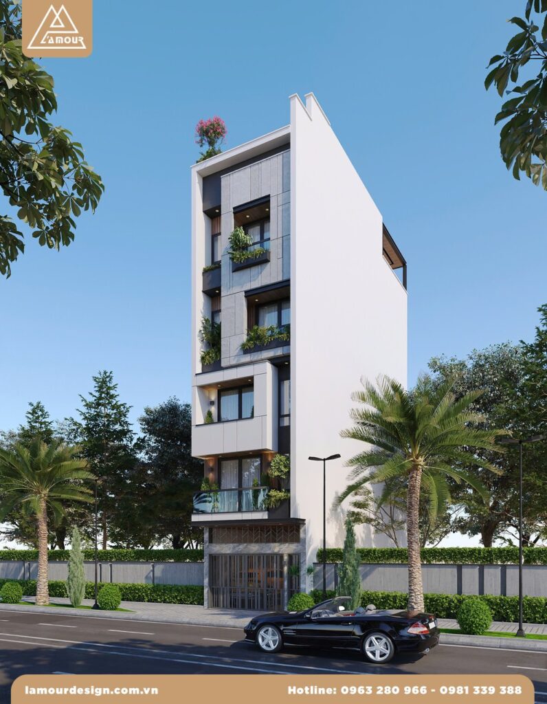 Thiết kế kiến trúc nhà phố DP House