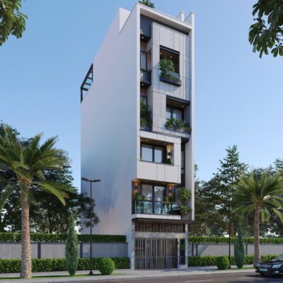 Thiết kế kiến trúc nhà phố DP House